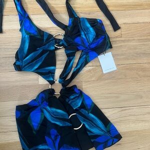 Louisa Ballou Black & Blue Sex Wax Dress